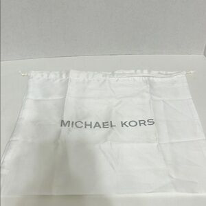 Michael Kors White Drawstring Dust Bag